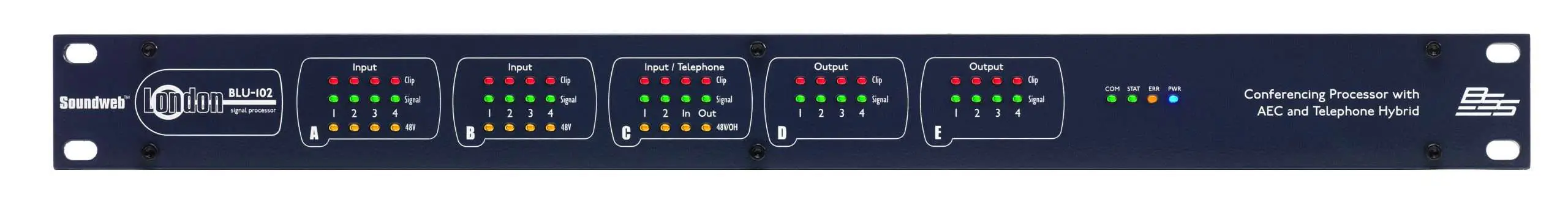 Processador de sinal 10x8 com Blu Link, AEC e Telefone Híbrido - Imagem 2