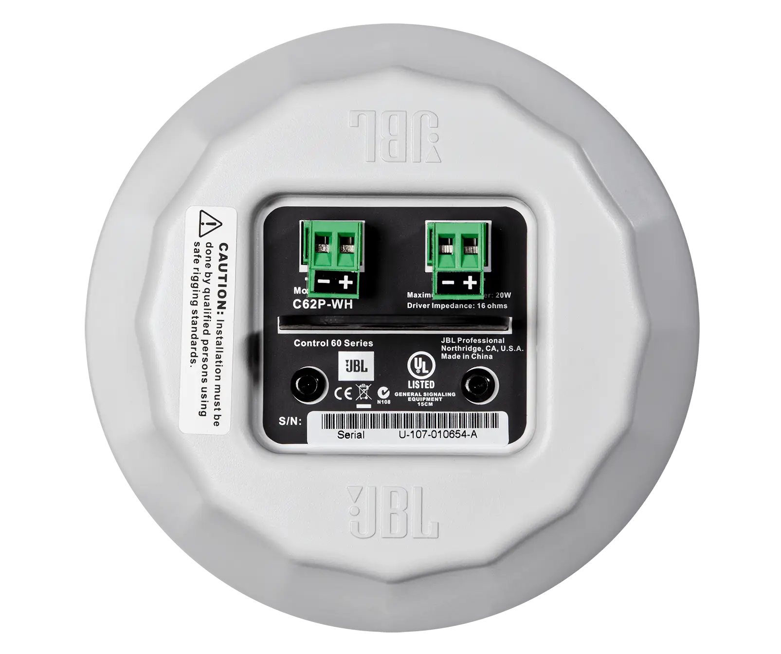 Caixa acústica satélite pendente de 2,5” ultracompacta - Imagem 2