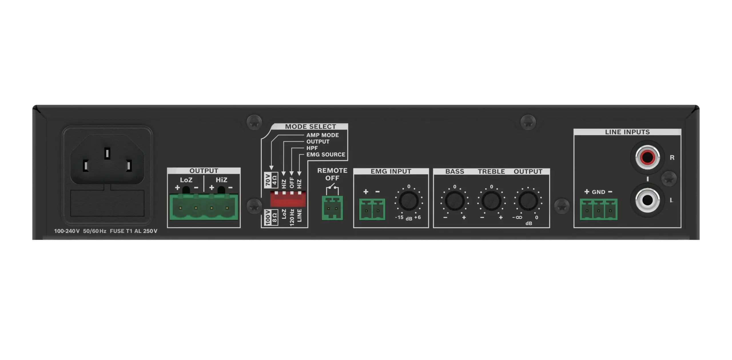 Amplificador de 1 canal com 240W - Imagem 2