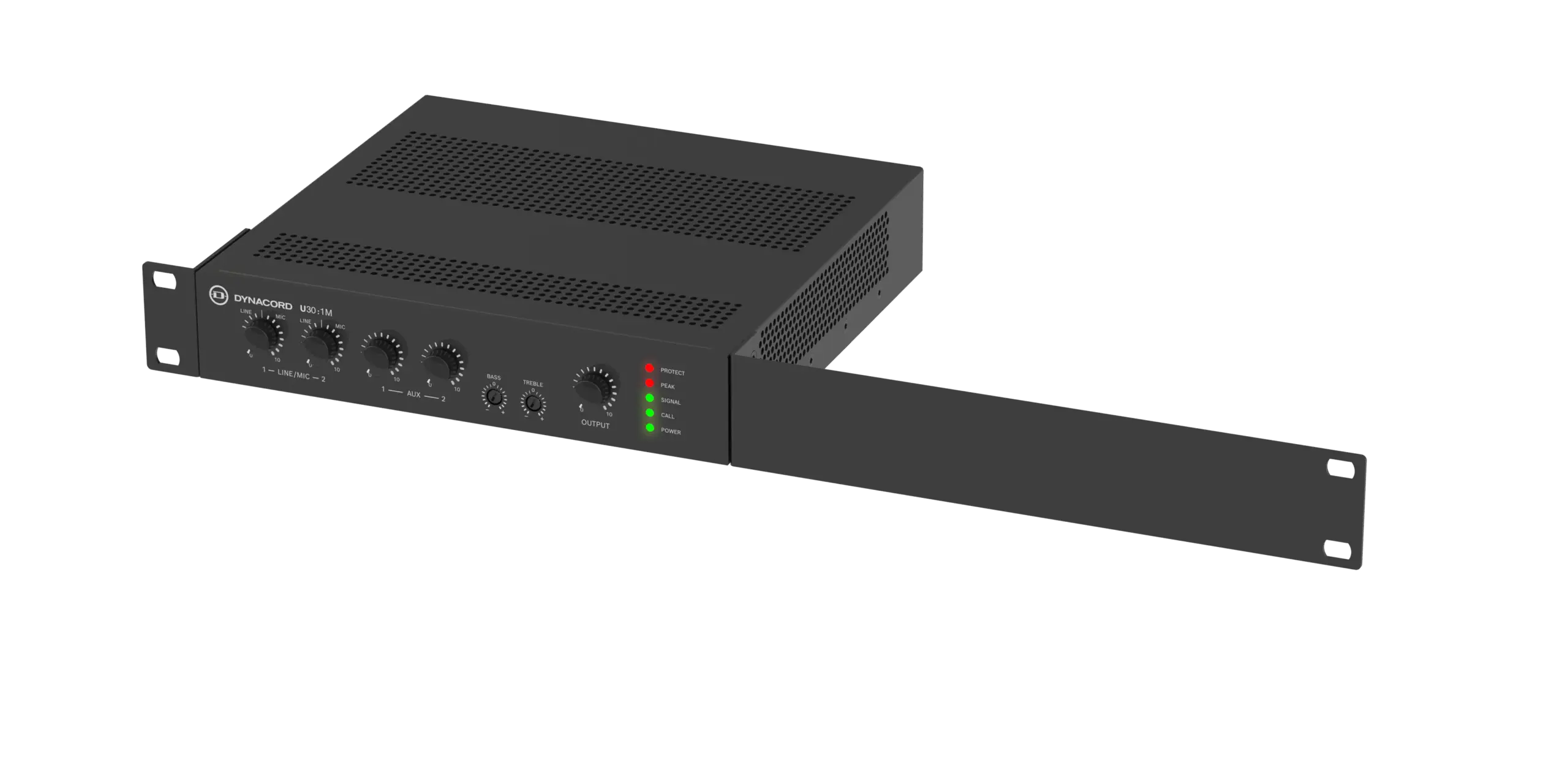 Mixer/amplificador com 4 entradas, 1 canal de 30W de saída  - Imagem 5