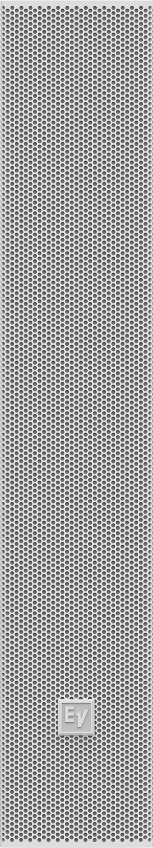 Caixa acústica de coluna com 6 alto-falantes de 2,5” ativos e 2 Alto-falantes de 2,5” passivos com certificação EN54-24