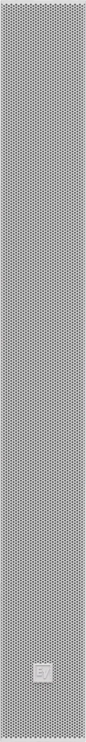 Caixa acústica de coluna com 12 alto-falantes de 2,5” ativos, 2 Alto-falantes de 2,5” + 1 alto-falante de 6,5” passivos com certificação EN54-24