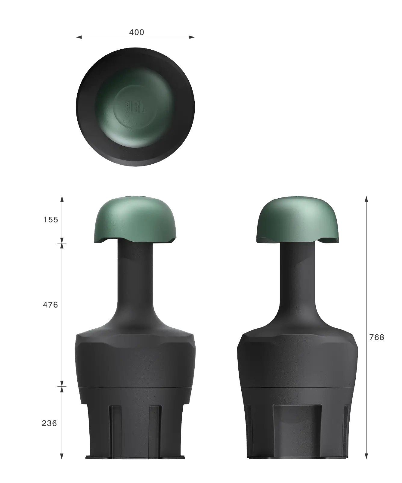 Subwoofer de paisagem de 12" para ser embutido no solo - Imagem 3